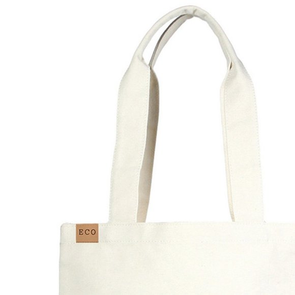 NEW OMG Graphic 100% Cotton Canvas Book Grocery Reusable Shopping Eco Tote Bag - Picture 7 of 10